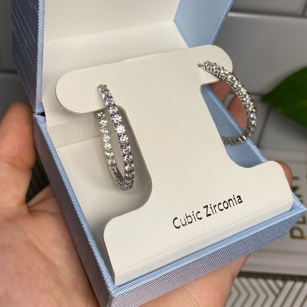 Silver Hoop Earrings